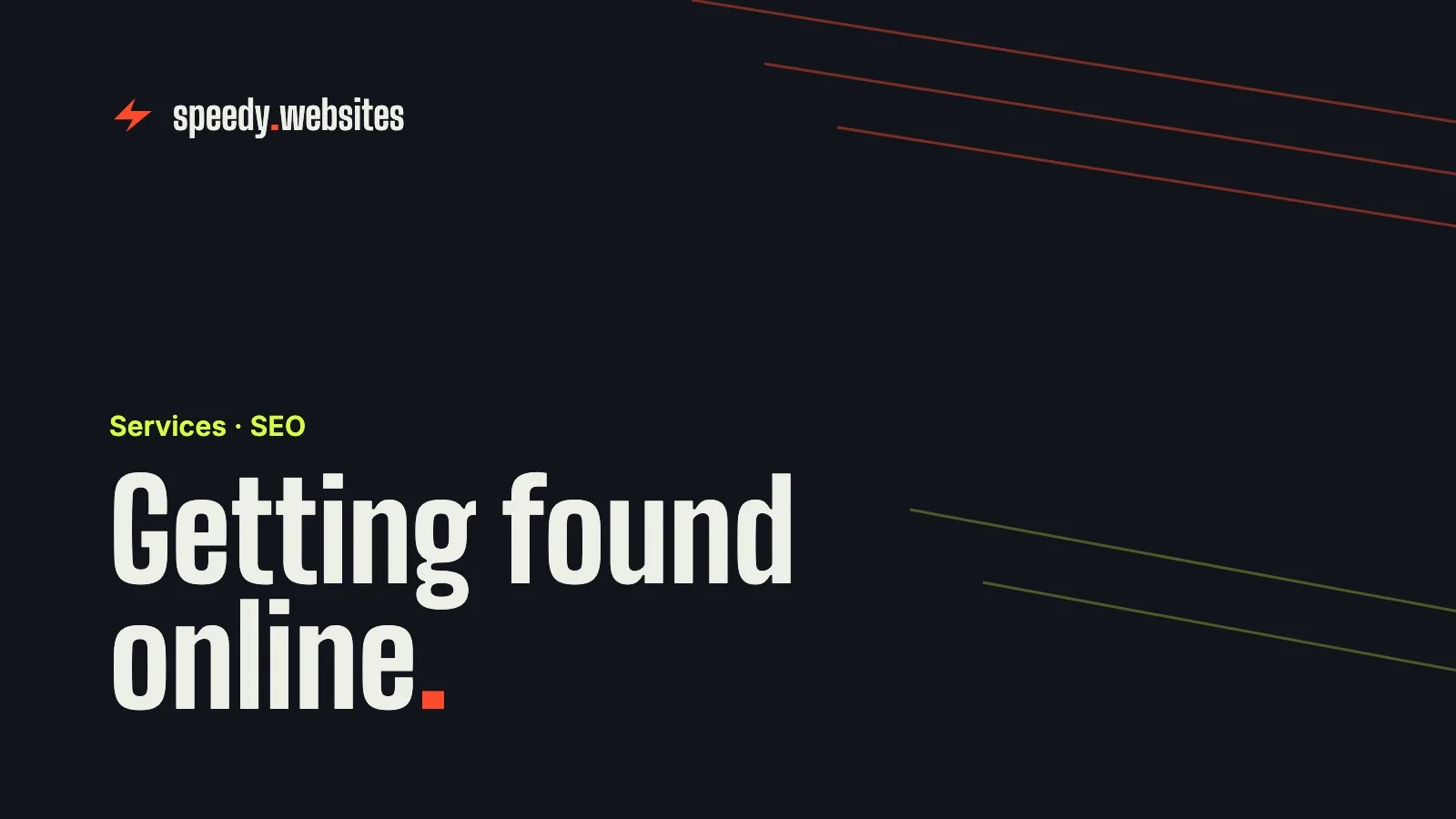 Getting Found Online: How Speedy Websites Powers Your SEO Optimisation