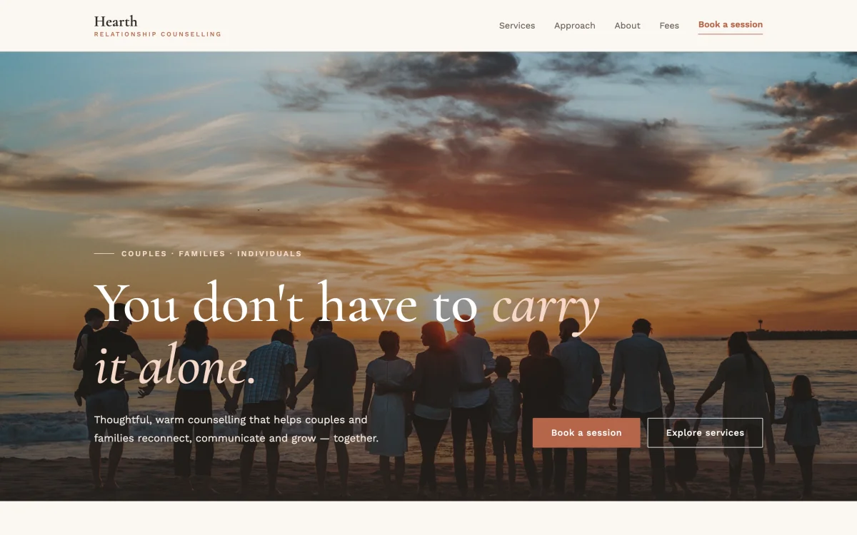Counselling Editorial theme demo home page